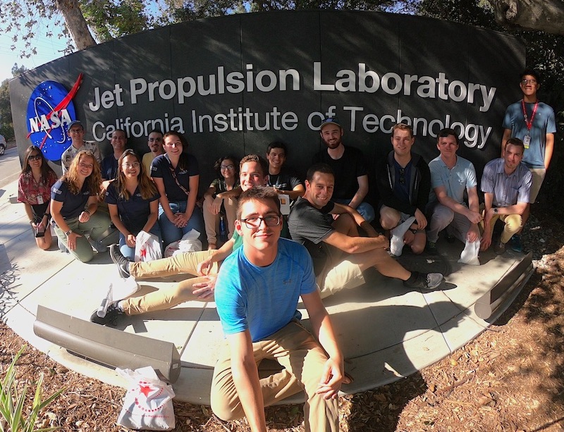 PolySat summer students during MarCO mission